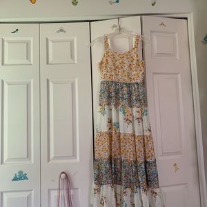 Girls size 14 maxi dress